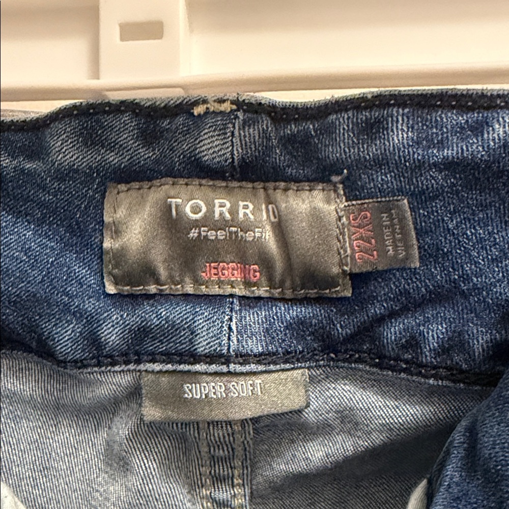 Torrid Blue Jeggings 22XS - Picture 2 of 6